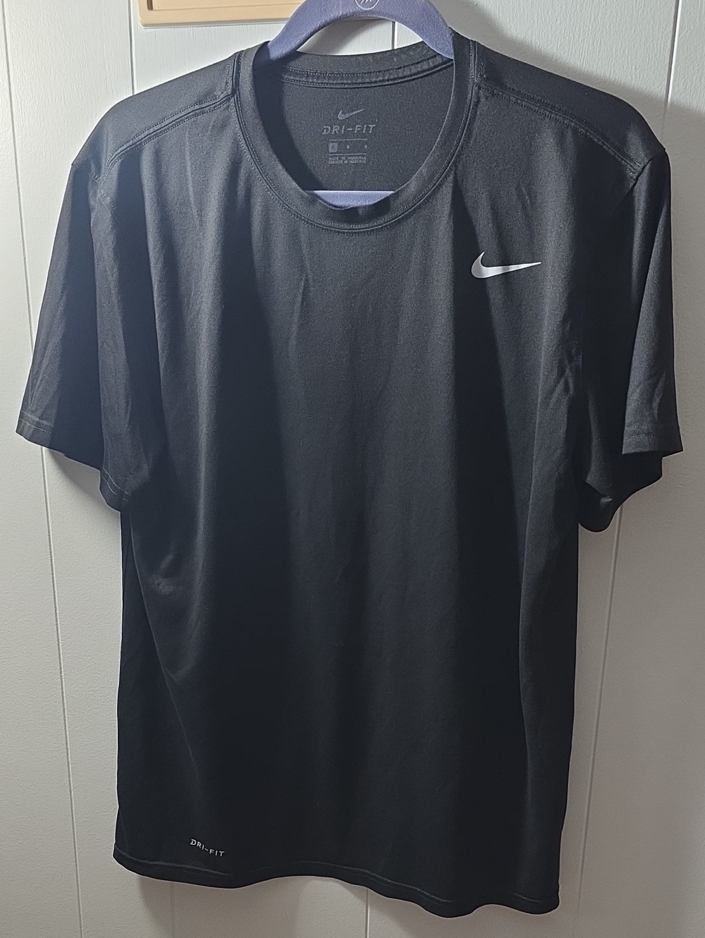 Nike Black Dri-FIT Short Sleeve Athletic Tee